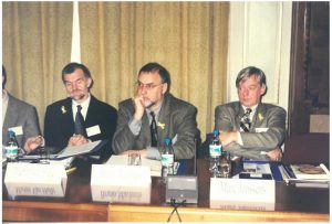 prima conferinta internationala organizata la Palatul Parlamentului, membrii fondatori Mutualite Chretienne Anvers, Belgia